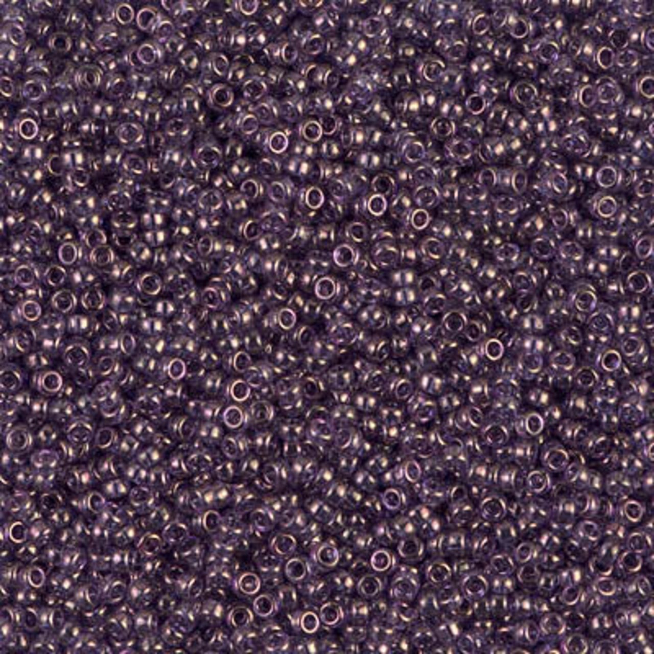 Miyuki 15/0 Round Seed Bead, 15-1884, Violet Gold Luster, 8 grams